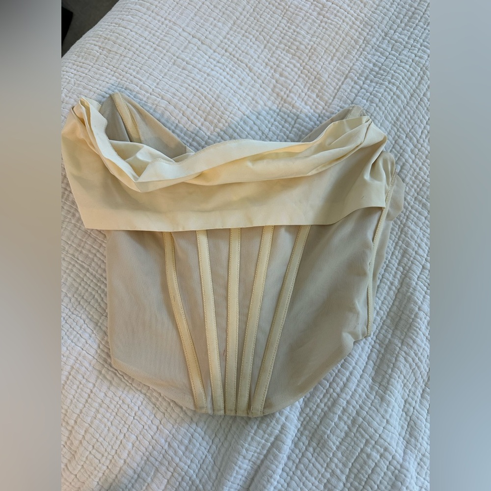 Cream Corset Top